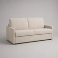 2-Sitzer-Sofa mit Polyesterbezug, Creme, 170 × 88 × 90 cm